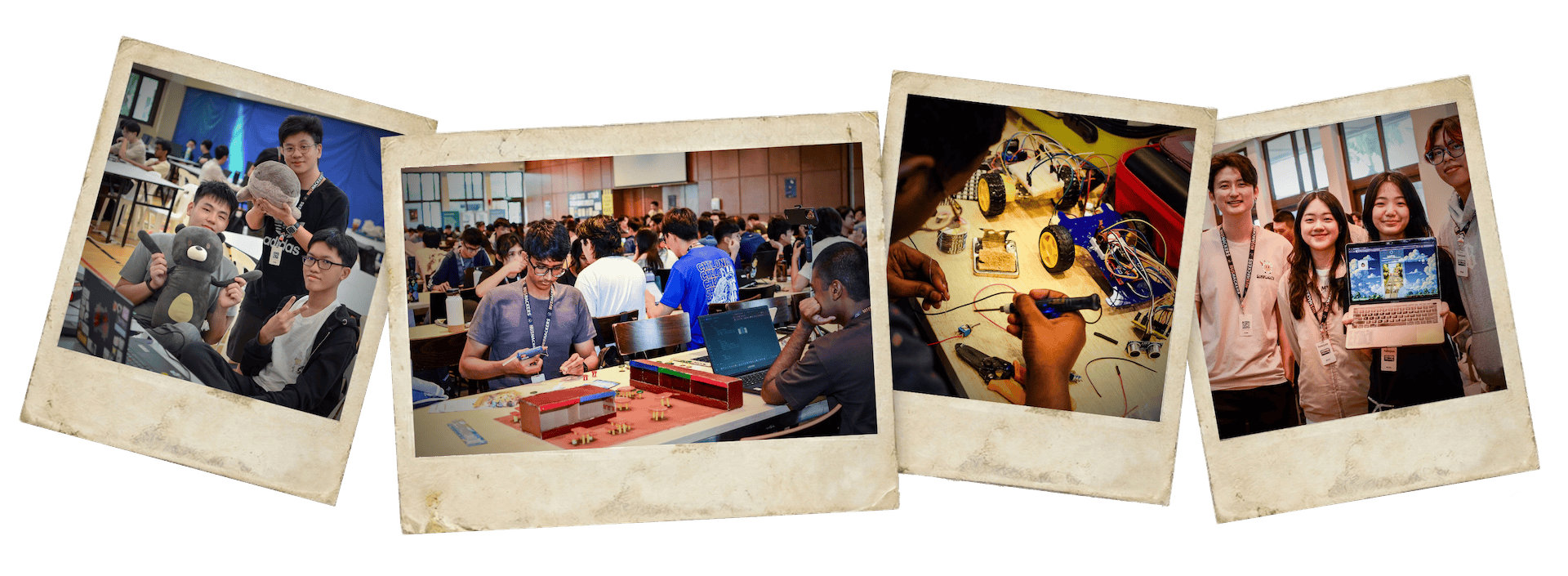 Polaroid photos of past events